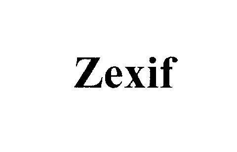 Mẫu nhãn hiệu Zexif