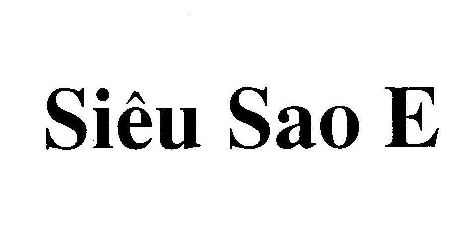 Mẫu nhãn hiệu SIÊU SAO E