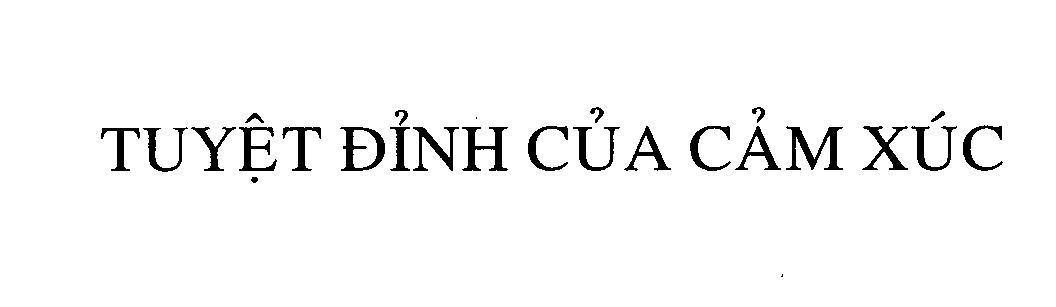 Mẫu nhãn hiệu Tuyệt đỉnh của cảm xúc