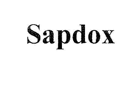 Mẫu nhãn hiệu SAPDOX