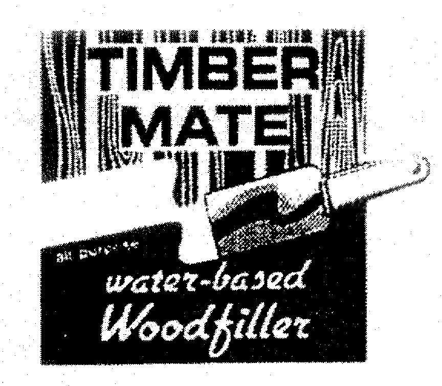 Mẫu nhãn hiệu TIMBER MATE WATER-BASED WOODFILLER