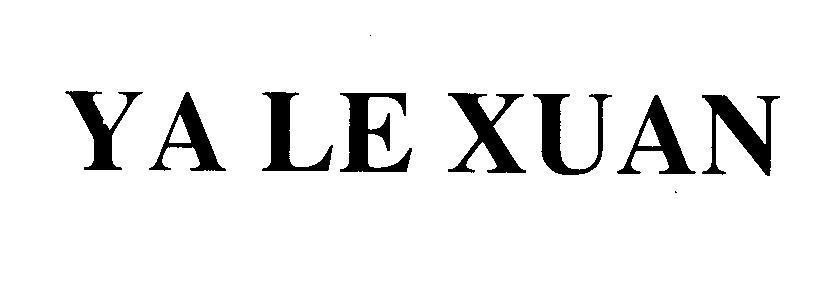 Mẫu nhãn hiệu YA LE XUAN