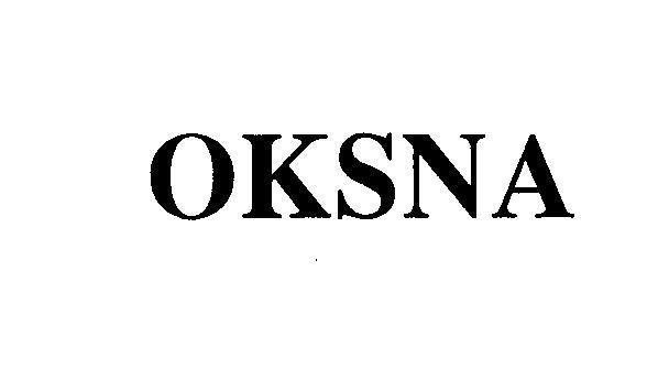 Mẫu nhãn hiệu OKSNA