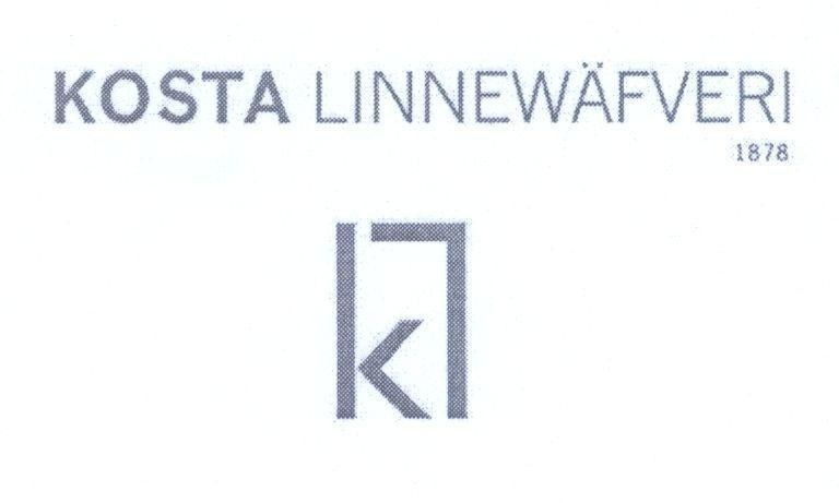 Mẫu nhãn hiệu KL KOSTA LINNEWAFVERI 1878