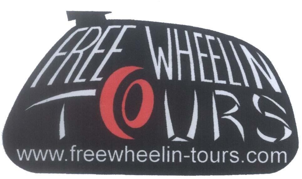 Mẫu nhãn hiệu FREE WHEELIN TOURS WWW.FREEWHEELIN-TOURS.COM