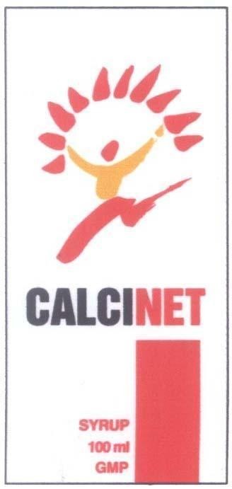 Mẫu nhãn hiệu CALCINET SYRUP 100ML GMP