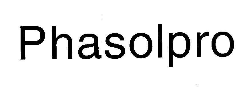 Mẫu nhãn hiệu PHASOLPRO