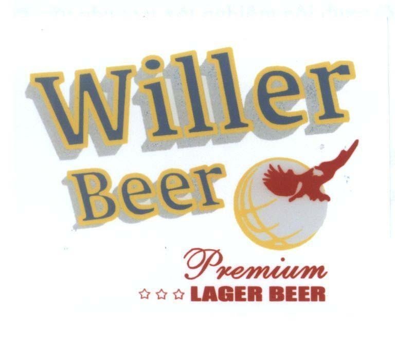 Mẫu nhãn hiệu WILLER BEER PREMIUM LAGER BEER