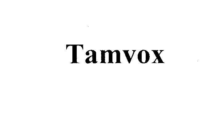 Mẫu nhãn hiệu TAMVOX
