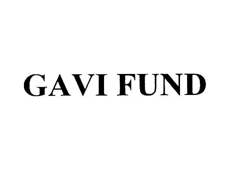 Mẫu nhãn hiệu GAVI FUND