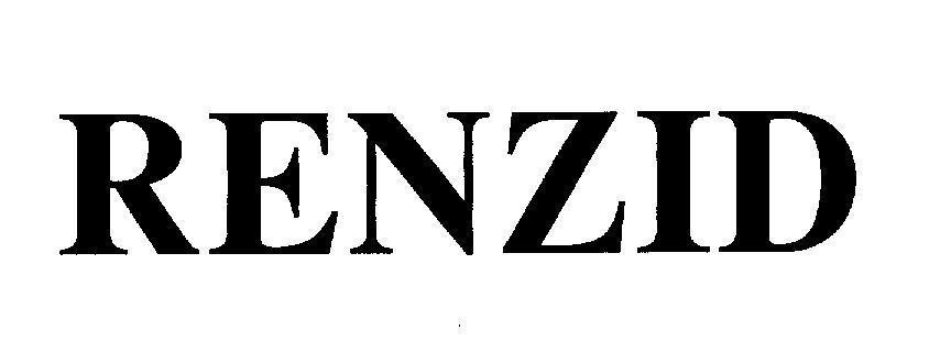 Mẫu nhãn hiệu RENZID