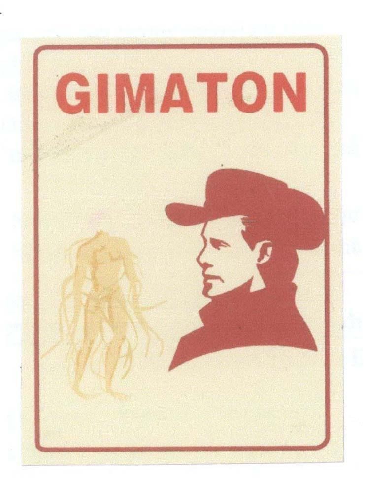 Mẫu nhãn hiệu GIMATON