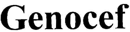Mẫu nhãn hiệu GENOCEF