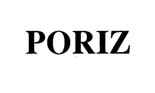 Mẫu nhãn hiệu PORIZ