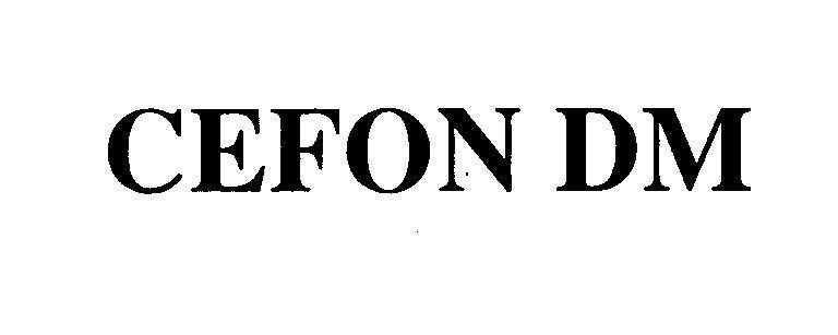 Mẫu nhãn hiệu CEFON DM