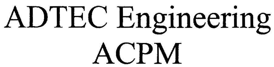Mẫu nhãn hiệu ADTEC ENGINEERING ACPM