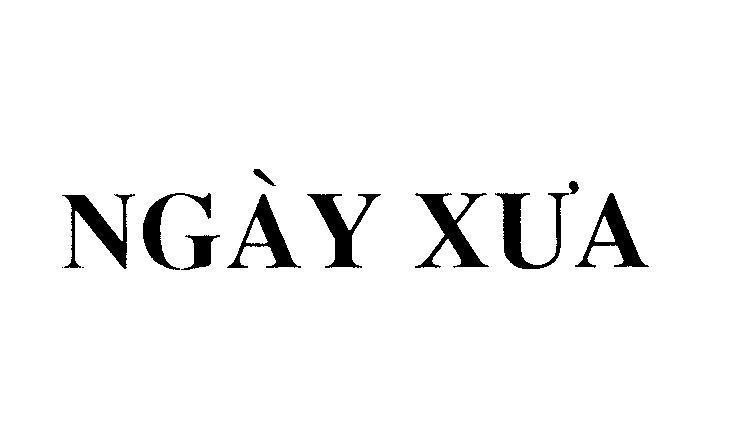 Mẫu nhãn hiệu Ngày xưa