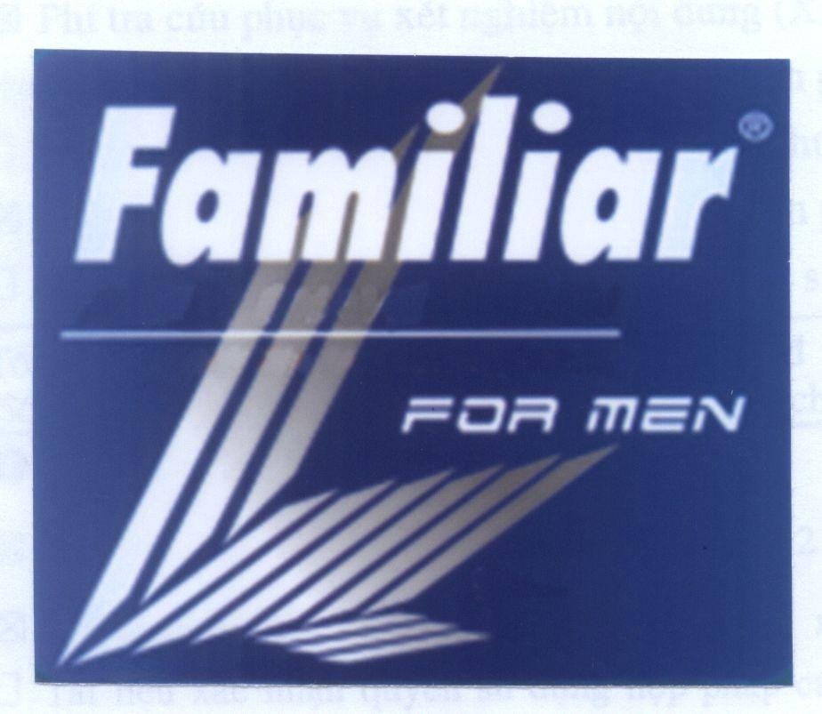 Mẫu nhãn hiệu FAMILIAR FOR MEN