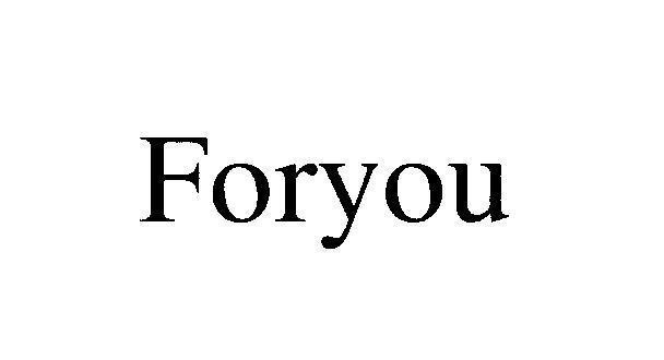Mẫu nhãn hiệu FORYOU