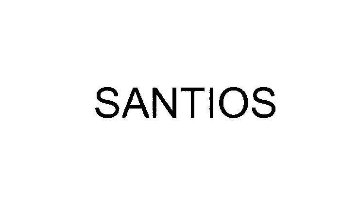 Mẫu nhãn hiệu SANTIOS