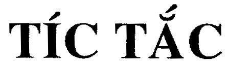 Mẫu nhãn hiệu Tíc Tắc