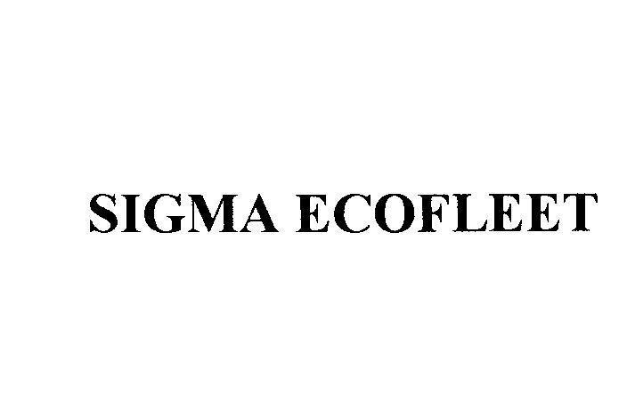 Mẫu nhãn hiệu SIGMA ECOFLEET
