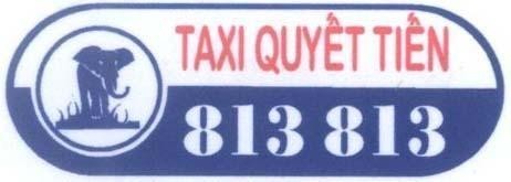 Mẫu nhãn hiệu TAXI QUYET TIEN 813 813