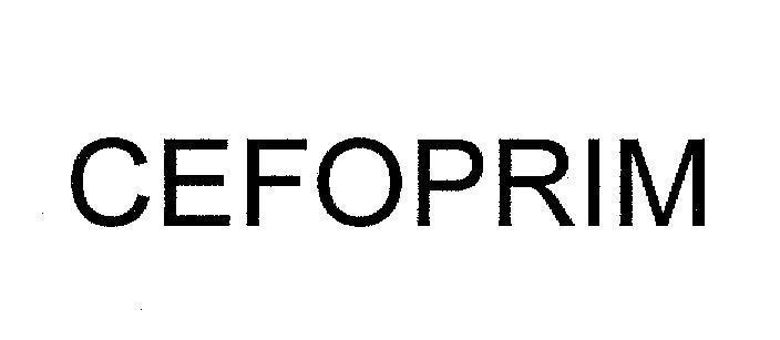 Mẫu nhãn hiệu CEFOPRIM