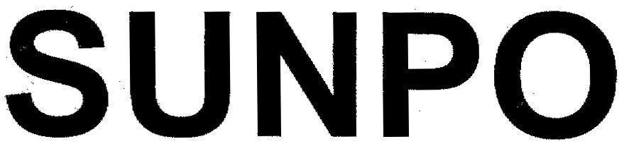 Mẫu nhãn hiệu SUNPO