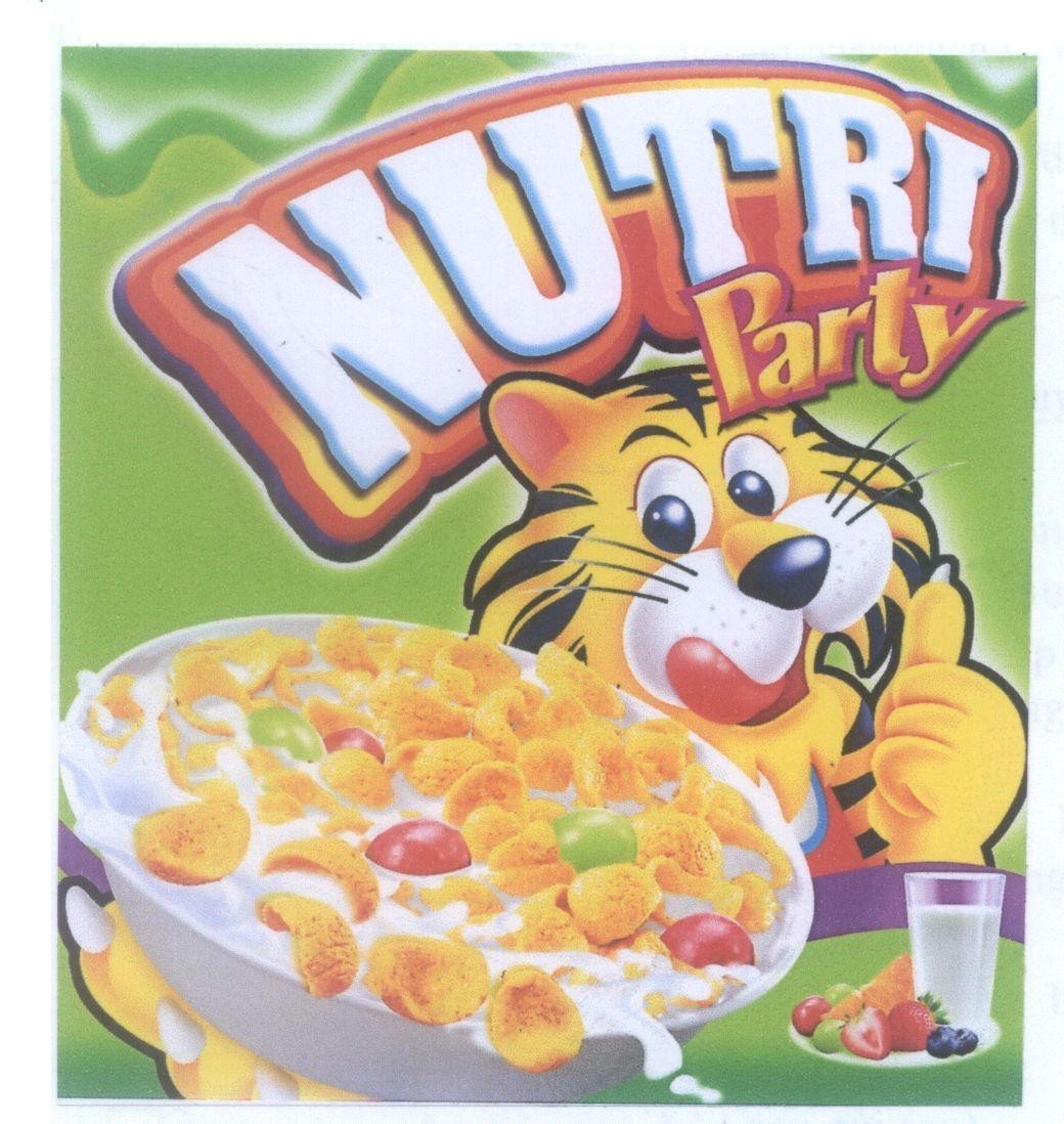 Mẫu nhãn hiệu NUTRI PARTY