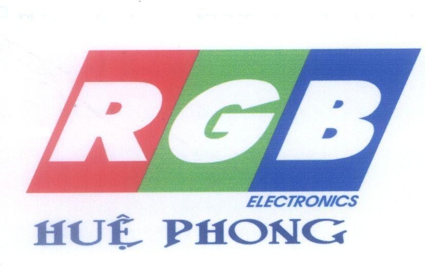 Mẫu nhãn hiệu RGB ELECTRONICS Huệ Phong