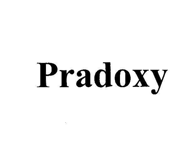 Mẫu nhãn hiệu PRADOXY