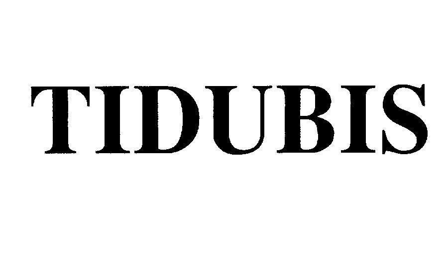 Mẫu nhãn hiệu TIDUBIS
