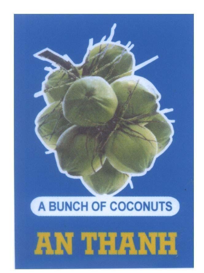 Mẫu nhãn hiệu A BUNCH OF COCONUTS AN THANH