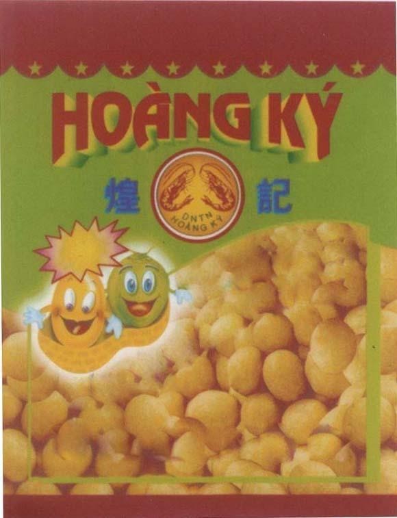 Mẫu nhãn hiệu Hoàng Ký [huang ji: Hoàng Ký] DNTN Hoàng Ký