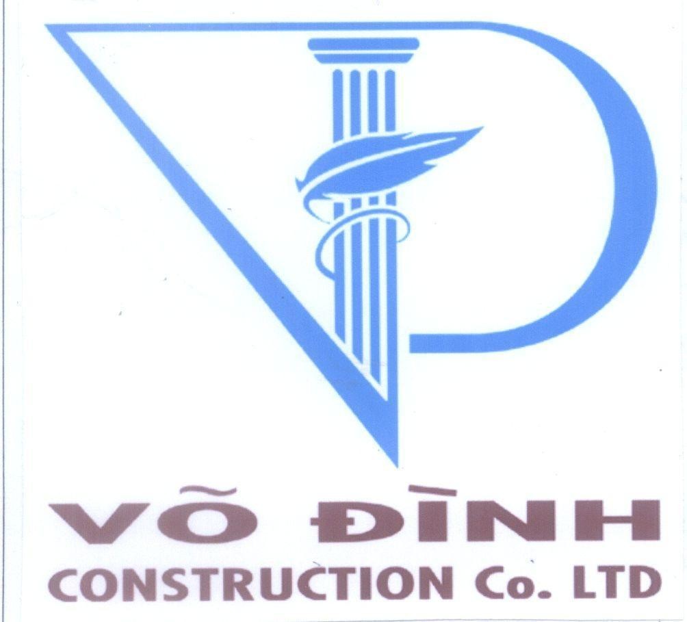 Mẫu nhãn hiệu Võ Đình Construction co. LTD V Đ V P