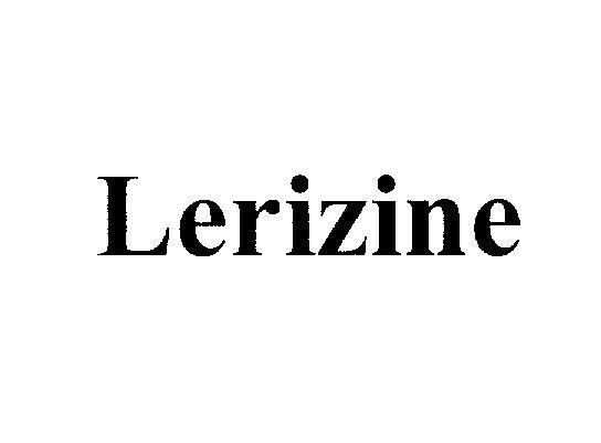 Mẫu nhãn hiệu Lerizine