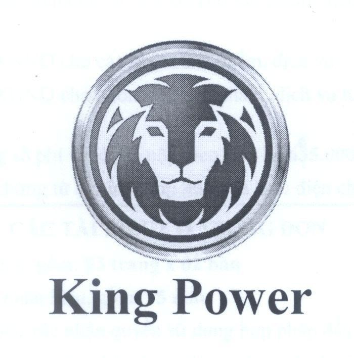 Mẫu nhãn hiệu KING POWER