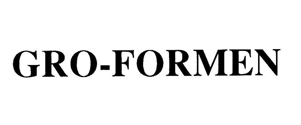 Mẫu nhãn hiệu GRO-FORMEN