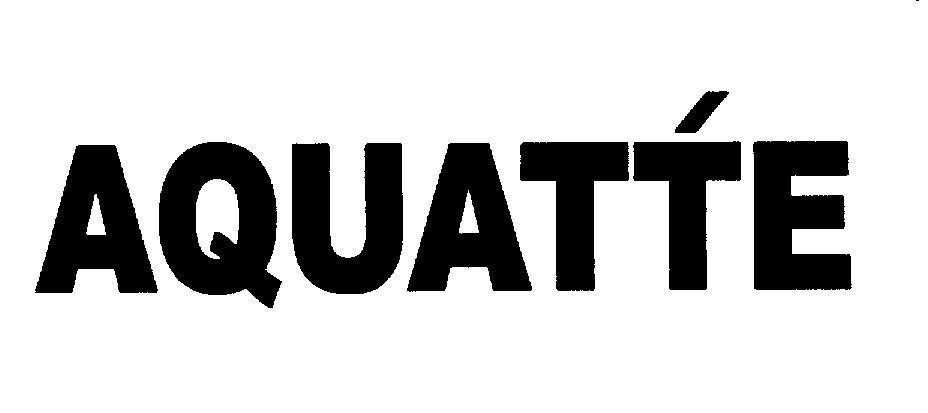 Mẫu nhãn hiệu AQUATTE