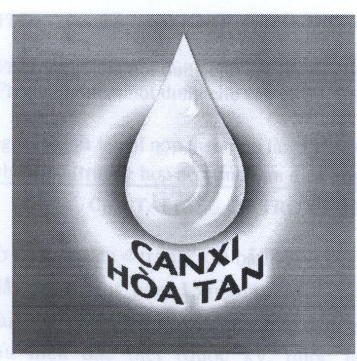 Mẫu nhãn hiệu CANXI Hoà tan