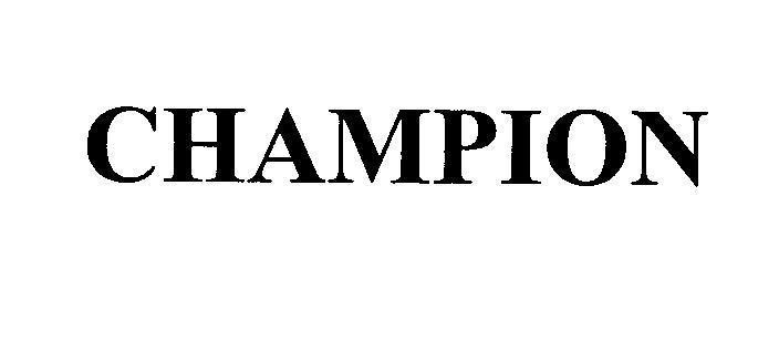 Mẫu nhãn hiệu CHAMPION