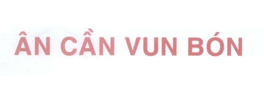 Mẫu nhãn hiệu Ân Cần Vun Bón