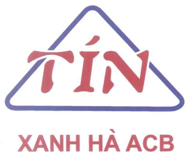 Mẫu nhãn hiệu Tín Xanh Hà ACB