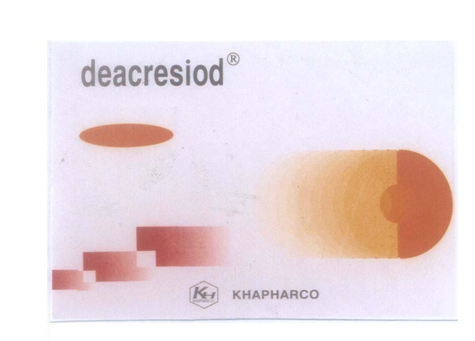 Mẫu nhãn hiệu deacresiod KH KHAPHARCO