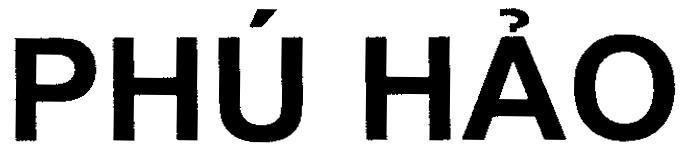 Mẫu nhãn hiệu Phú Hảo