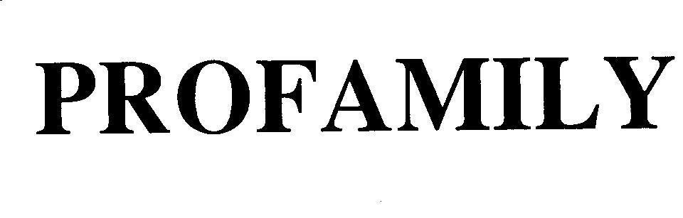 Mẫu nhãn hiệu PROFAMILY