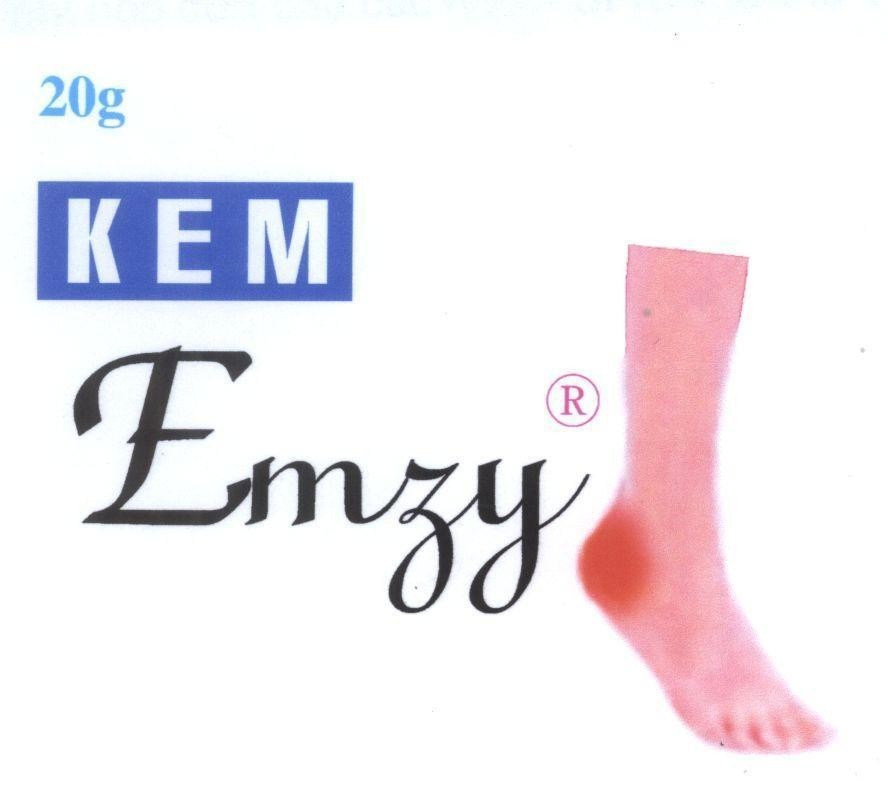 Mẫu nhãn hiệu KEM Emzy 20g