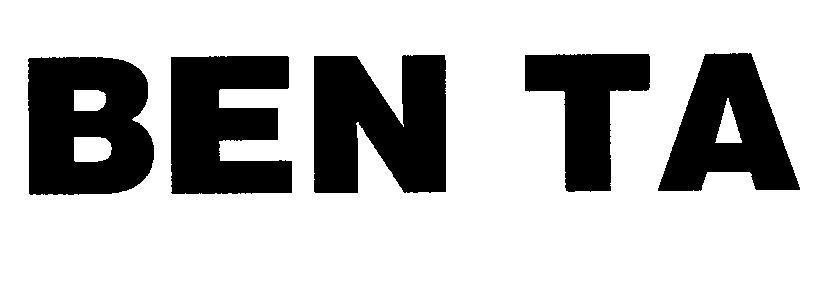 Mẫu nhãn hiệu BEN TA