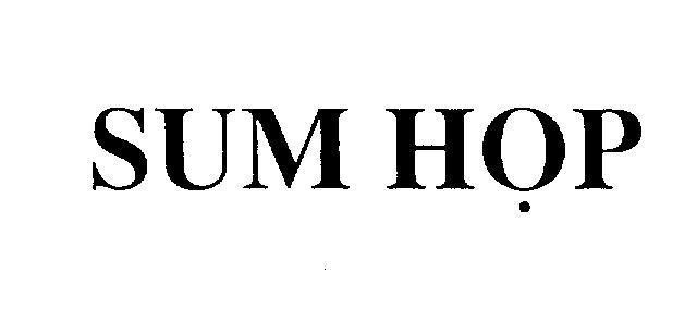 Mẫu nhãn hiệu Sum họp